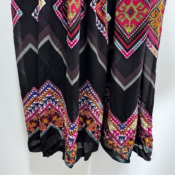 Anthropologie Patchworked Chevron Midi Dress Tanvi Kedia Size 2 Orig $278 - Picture 6 of 16